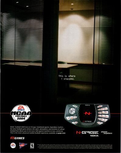 Nokia gage sports ncaa - sports,
