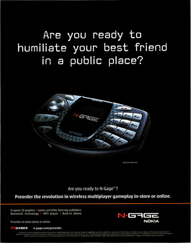 Nokia gage poster - nokia, n-gage