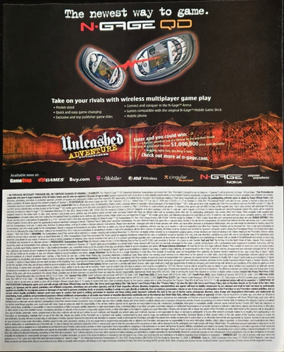 Nokia gage promo 2004 - n-gage, qd